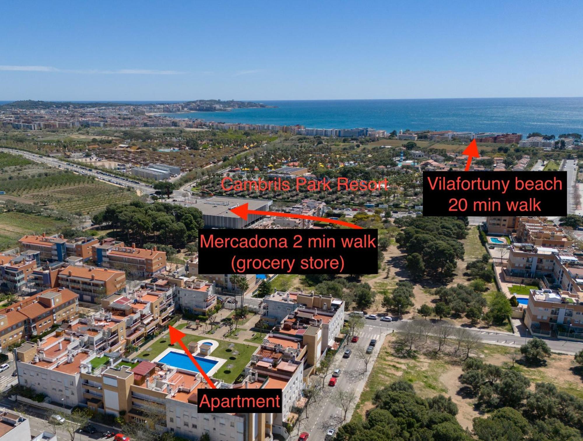 شقة Cambrils Haven:2Br+2Bth+Wf+Pool المظهر الخارجي الصورة